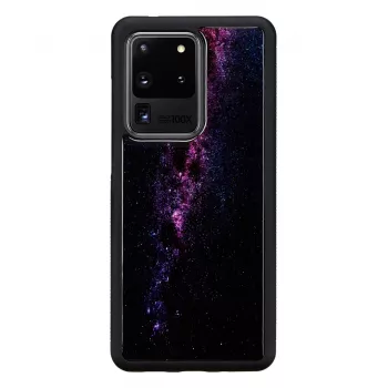 Schutzhülle iKins für Samsung Galaxy S20 Ultra – schwarzes Milky Way-Finish