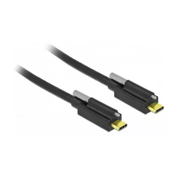 USB-Typ-C-Kabel DeLOCK 84138 2 m Schwarz