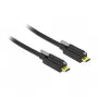 USB-Typ-C-Kabel DeLOCK 84138 2 m Schwarz