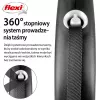 Flexi Schwarz Design L 5 m Hundeleine mit Rollmechanismus