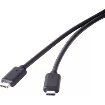 USB-3.1-Gen-2-Kabel Renkforce 1x USB-C-Stecker 1,50 m Schwarz