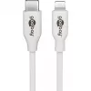 Apple Lightning / USB-C PD Ladeset 30 Watt, Ladegerät Weiß, 1 Meter Kabel, PD