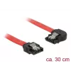SATA-Kabel DeLOCK 83963 0,3 m SATA 7-Pin Schwarz Rot