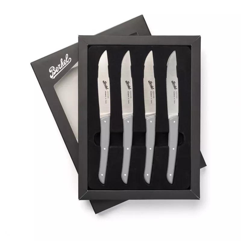 Berkel Steakmesser-Set 4-teilig Farbe Grau