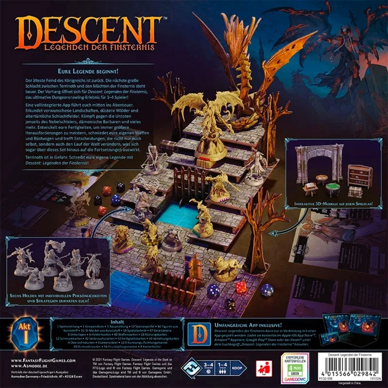 Brettspiel Asmodee FFGD1500 — Rollenspiel, empfohlenes Alter 14+