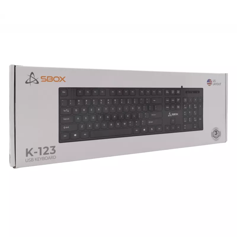 SBOX K-123US RGB Gaming-Maus