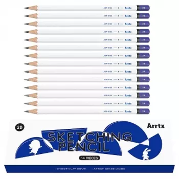 Skizzierstift-Set Arrtx Drawing 2B, 14 Stück – Graphit-Skizzierstifte