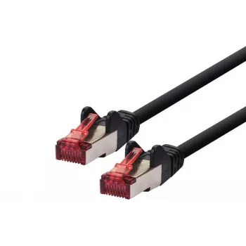 Netzwerkkabel LOGON TCR66SS200BL Cat6 SF/UTP (S-FTP) RJ-45–RJ-45 20 m Schwarz