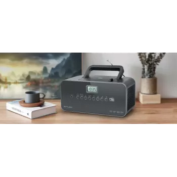Muse M-28 DG CD-Player Tragbarer CD-Player Schwarz