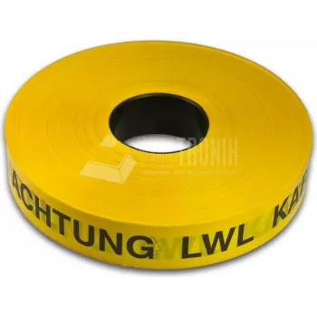 Lightwin Trassen Kabelmarkierungs-/Warnband, Gelb, 250 m FTTx (Kabel MARKIERUNGSBAND)
