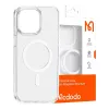 Magnetische Hülle McDodo für iPhone 15 Pro (klar)