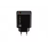 NATEC AC-Schnellladegerät für den Innenbereich, kabelgebunden, Ribera – 18 W (5–15 V, bis zu 3 A), 1× USB-A, Huawei FCP/SCP, schwarz