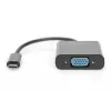 DIGITUS DA-70853 USB-C-auf-VGA-Adapter, Full HD 1080p, schwarz
