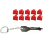 RJ45-Portblocker ShiverPeaks BS08-01033 — rote 10er-Packung Blocker mit 1 Hauptschlüssel