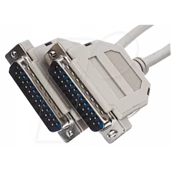 D-SUB-Kabel ShiverPeaks 25-polig Stecker-zu-Stecker, 7 m Länge
