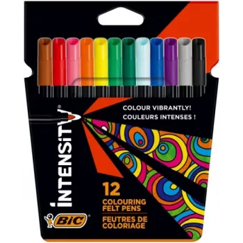 BIC Intensity Up Filzstifte Packung mit 12 Stück 978004