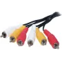 Audio-RCA-Kabel ShiverPeaks 40150-2.5 — 3 RCA-Stecker, 2,5 m Länge