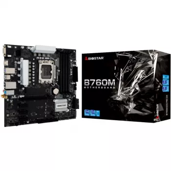 Motherboard Biostar B760MX2-E Pro D4 - B760 - Socket 1700 - Micro ATX