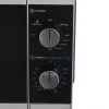Kombi-Mikrowelle Sharp YC-MG01E-S — 20 l, 800 W Mikrowelle, 1000 W Grill, 5 Leistungsstufen, Drehregler, 25,5 cm Drehteller