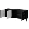 Cama 3D MOUNTAIN Kommode 154x40x72 schwarz + goldfarben