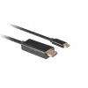 Lanberg USB-C auf HDMI Kabel, 0,5 m 4K/60Hz, Schwarz | Lanberg | USB-C auf HDMI Kabel | CA-CMHD-10CU-0005-BK | 0,5 m