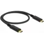 USB-Kabel DeLOCK 83043 USB 2.0 0,5 m USB-C Schwarz