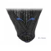 Geflechtschlauch DeLOCK 19033 10 m x 16 mm schwarz