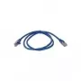 Wentronic Goobay CAT 5e Patchkabel, F/UTP, Blau, 1 m - CCA-Kupfer-Mischung (50158)