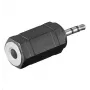 Kabel-Adapter Microconnect AUDASM 2,5 mm auf 3,5 mm Schwarz