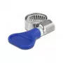 Schmetterlingsklemme DeLOCK 400 SS 10 - 16 mm 5 Stück blau