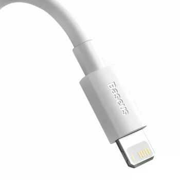 Baseus TZCALZJ-02 Handykabel Weiß 1,5 m USB A Lightning
