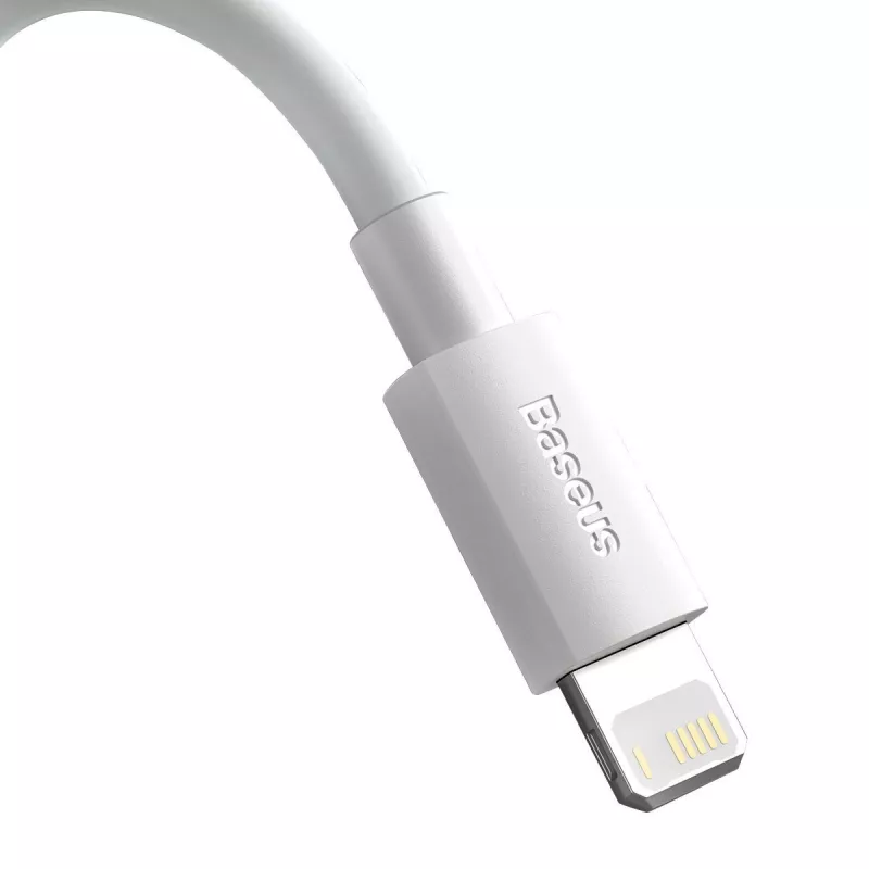 Baseus TZCALZJ-02 Handykabel Weiß 1,5 m USB A Lightning
