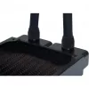 Fitting Alphacool 17638 Aluminium Messing Schwarz 1,8 cm 2,4 cm