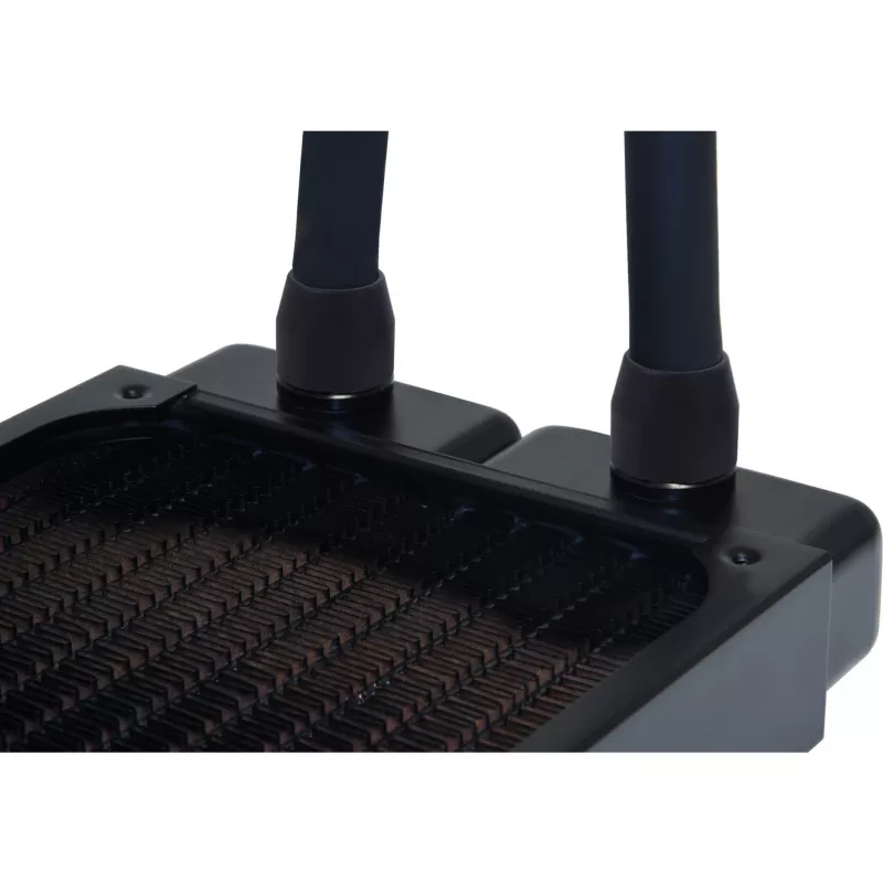 Fitting Alphacool 17638 Aluminium Messing Schwarz 1,8 cm 2,4 cm