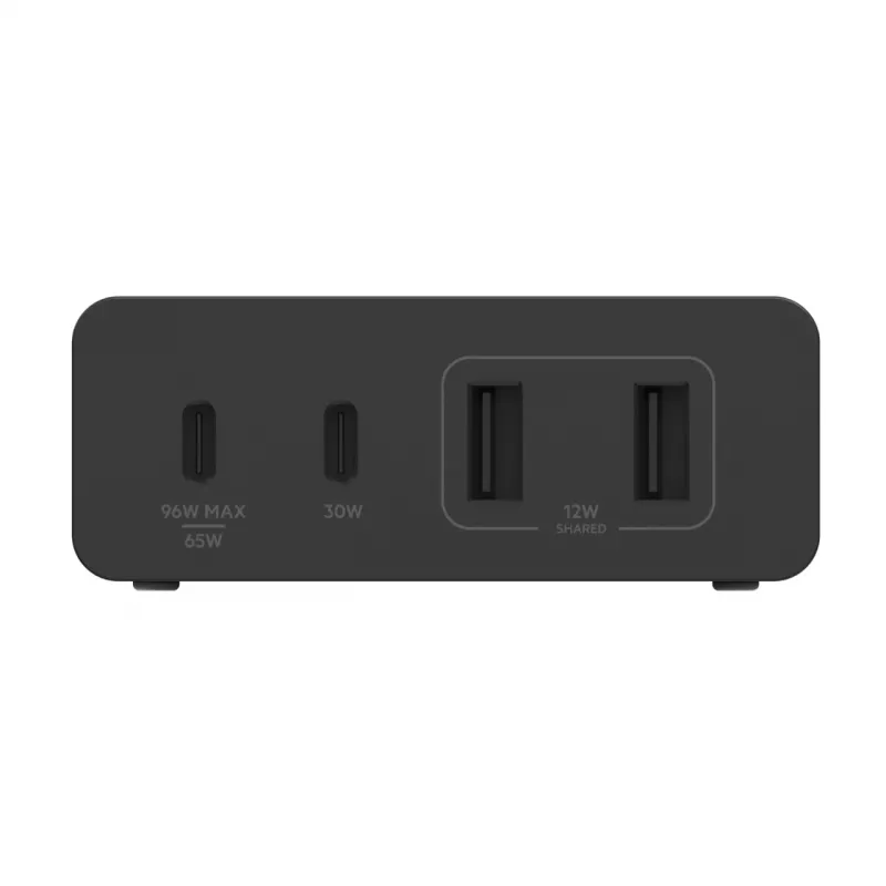 Ladegerät Belkin WCH010vfBK Innenbereich AC Schnellladen 2 USB Type-C Schwarz