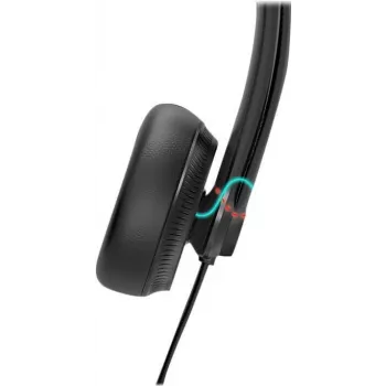 Yealink YHS34 Headset, kabelgebunden, Kopfbügel, Büro/Callcenter, schwarz