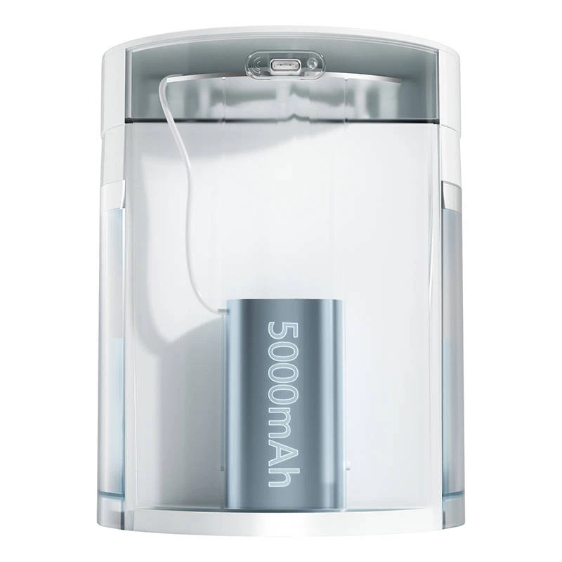 Automatische Haustiertränke Catlink Pure 3 AI — universeller Futter-/Wasserspender, 2,3 L, ABS, Akku 5 Ah, 30 dB, weiß