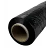 Stretchfolie BESTPAK 23 µm schwarz, Rollenbreite 1,5 m, Kern 1,2 Zoll, Polyethylen