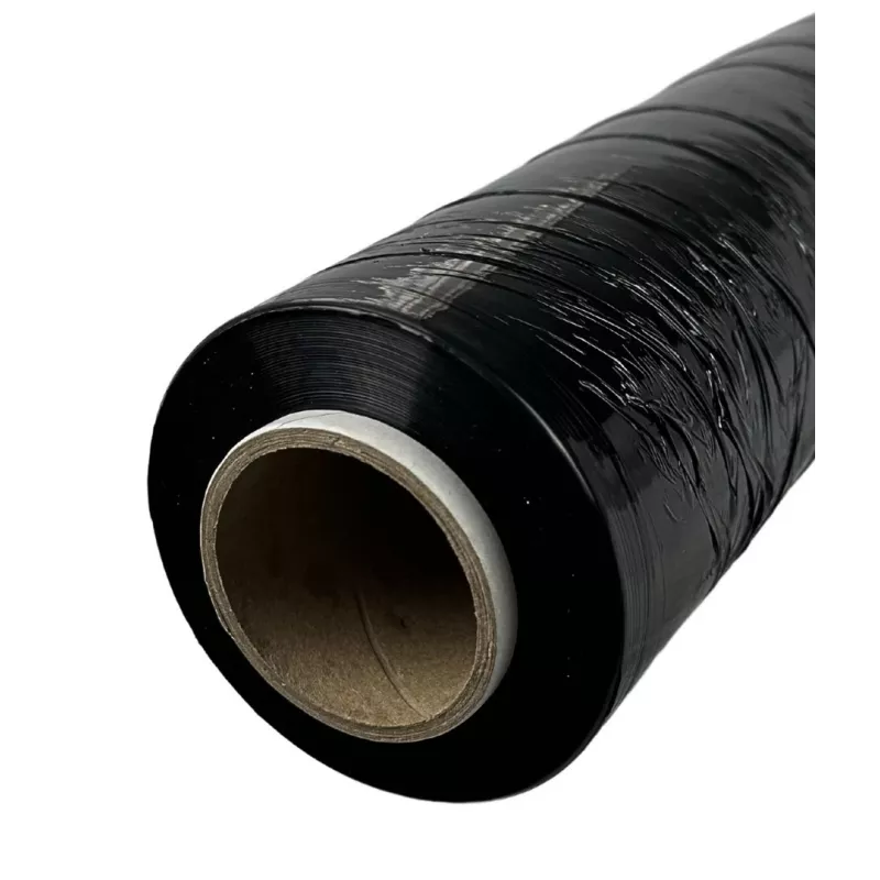 Stretchfolie BESTPAK 23 µm schwarz, Rollenbreite 1,5 m, Kern 1,2 Zoll, Polyethylen