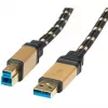 USB 3.0 Kabel ROLINE GOLD Typ A M - B M 3,0 m