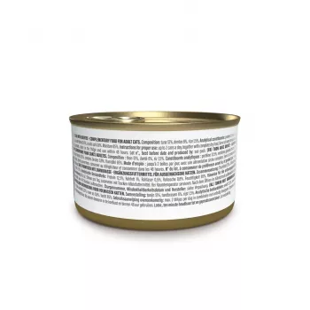 Schesir Oceanic Adult Katzennassfutter mit Thunfisch und Zahnbrasse, 70 g