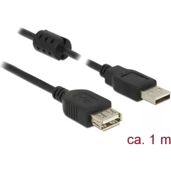 USB-Kabel DeLOCK 84883 USB 2.0 1 m Schwarz