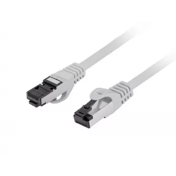 Netzwerk-Patchkabel LANBERG Cat8 S/FTP (S-STP) RJ-45–RJ-45 Grau 0,5 m