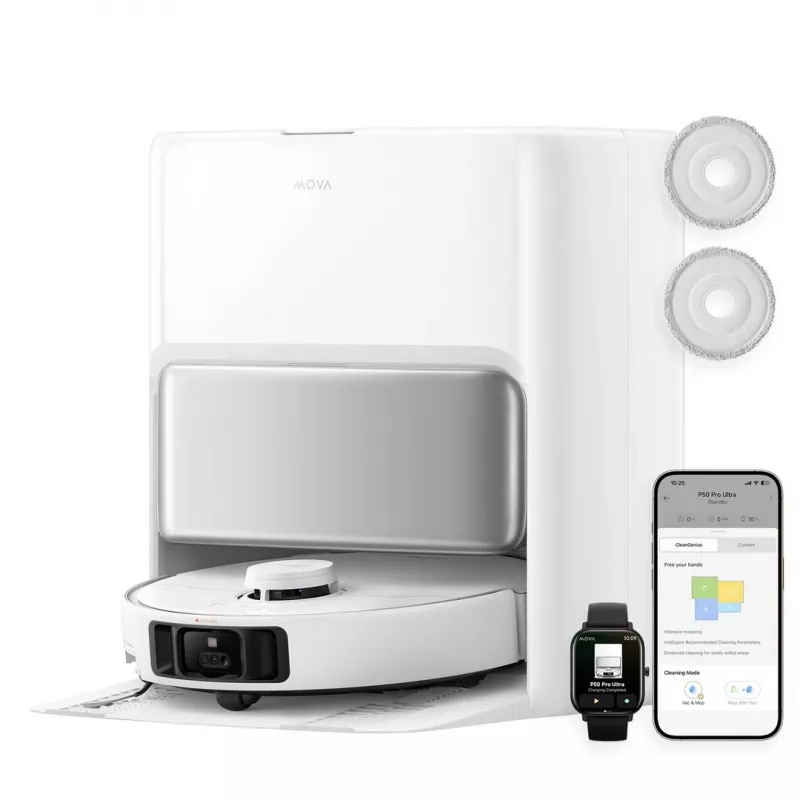 Roboterstaubsauger MOVA Tech P50 Pro Ultra Beutellos Weiß