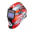 Schweißhelm YATO YT-73921 mit automatisch verdunkelndem Filter, Schutzstufe 9–13, PC-Gehäuse, Sichtfeld 4,3×9,8 cm, Batterie 3V