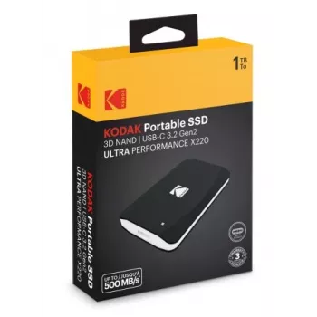 SSD-Laufwerk Kodak 1TB Portable 2,5 Zoll 3.2Gen2 X220