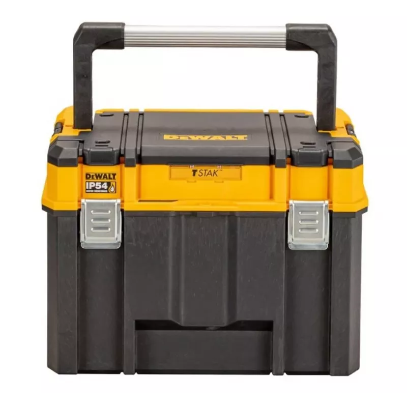 Werkzeugkasten DeWalt DWST83343-1 — Aluminium/Kunststoff, wasserdicht, Klappdeckel, abschließbar, 1 Fach, 440×333×323 mm