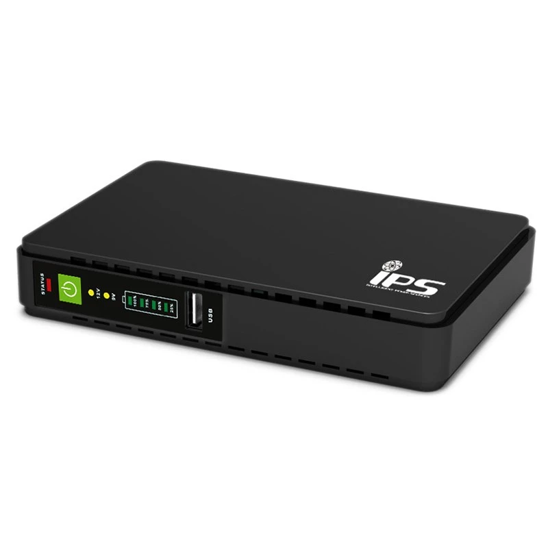 Netzteil MPL Power RouterUPS-30-PoE 30 W für den Innenbereich, 100–240 V, schwarz, 160×105×28 mm