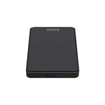 Festplatten-/SSD-Gehäuse SAVIO AK-65 Schwarz 2,5 Zoll SATA USB 3.0 5 Gbit/s Micro-USB