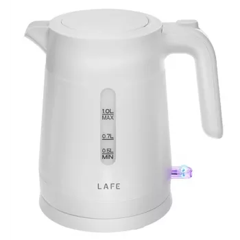 Elektrischer Wasserkocher LAFE 1 L 2200 W Weiß